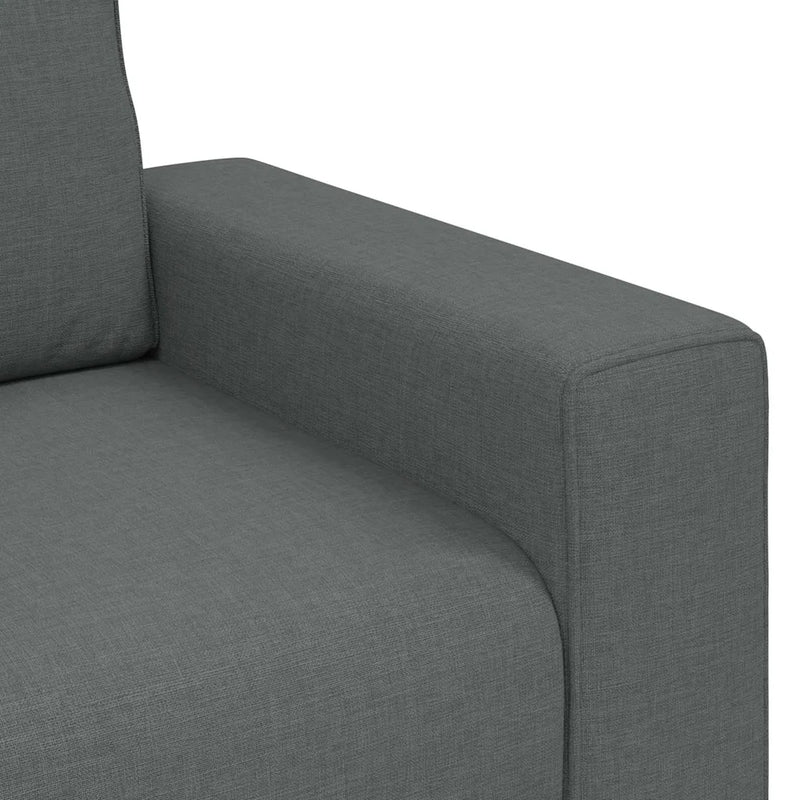 2-Seater Sofa Dark Grey 180x77x82 cm Fabric