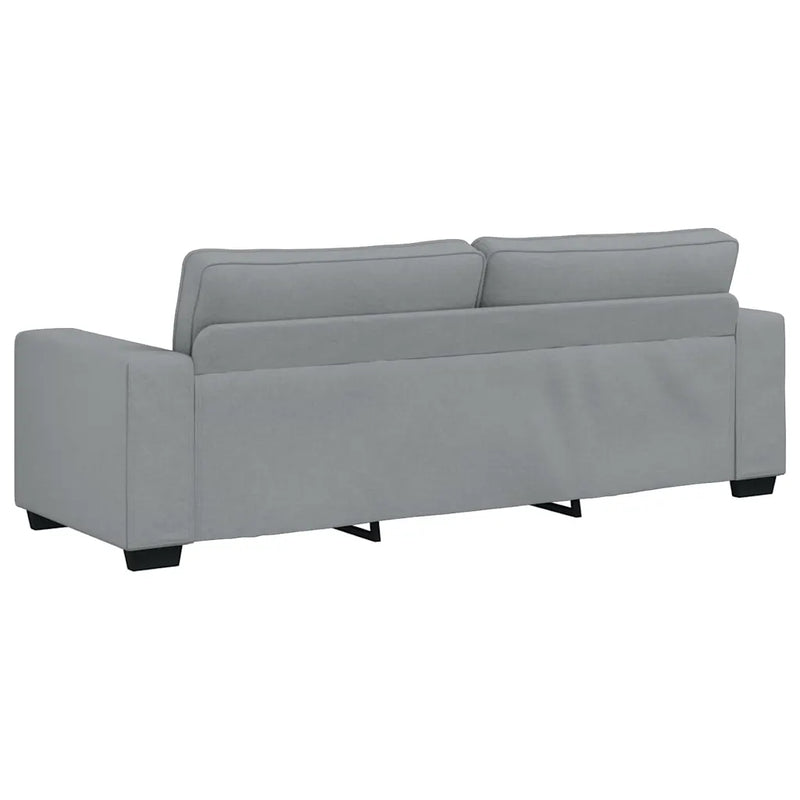 3-Seater Sofa��Light Grey 220x77x82 cm Fabric