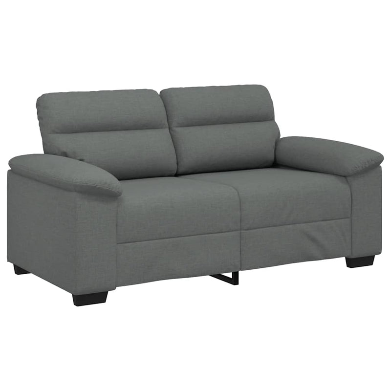 vidaXL 2-Seater Sofa Dark Grey 120 cm Fabric