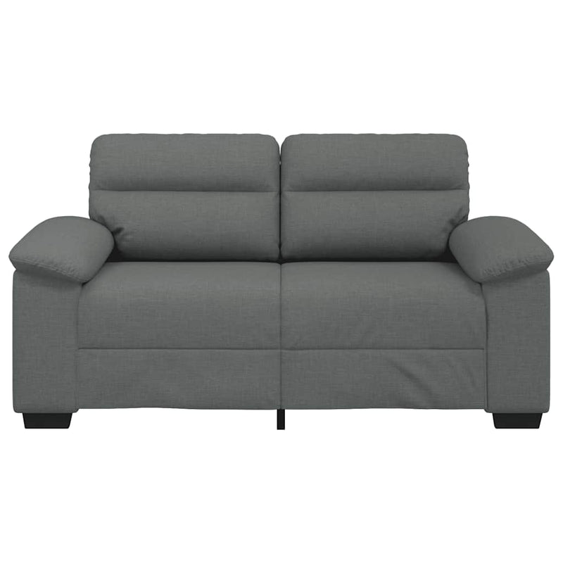vidaXL 2-Seater Sofa Dark Grey 120 cm Fabric