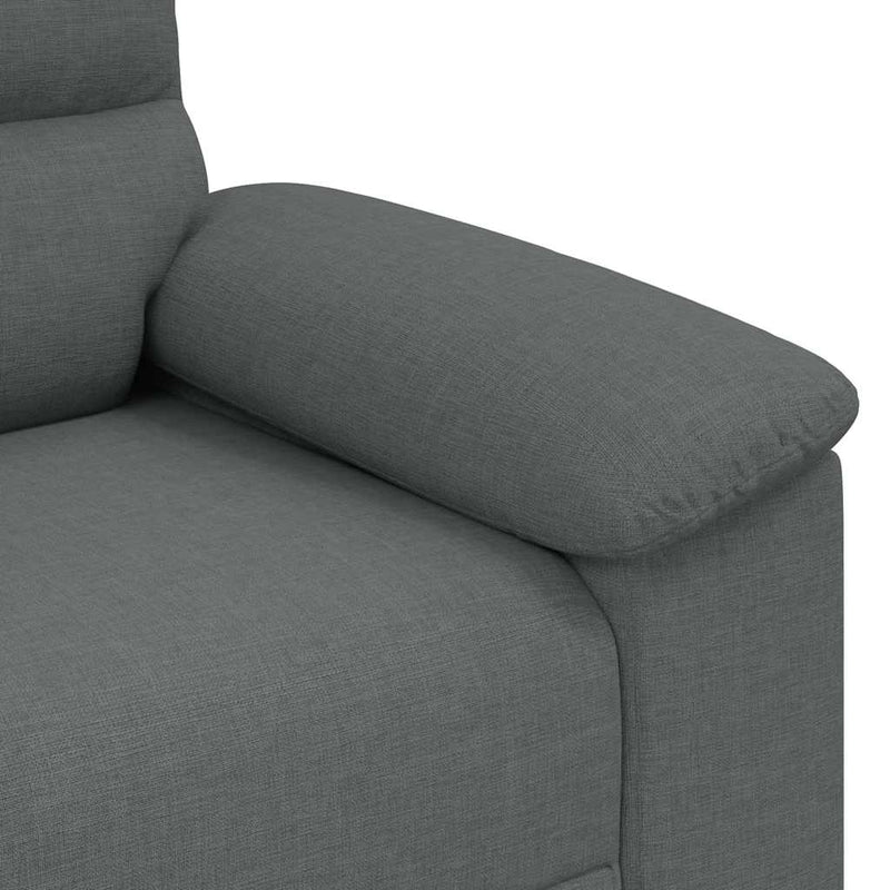 vidaXL 2-Seater Sofa Dark Grey 120 cm Fabric
