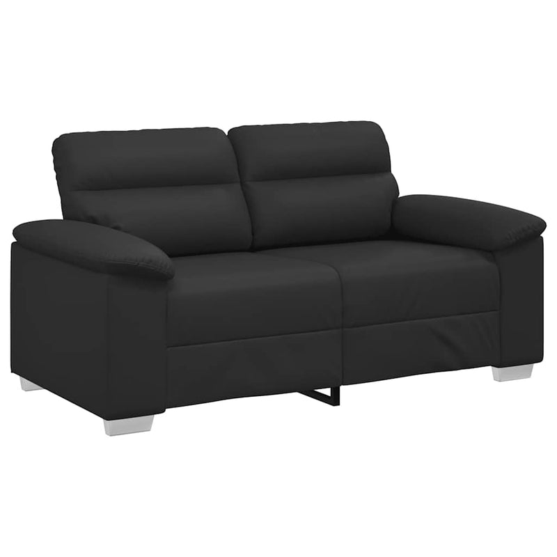 vidaXL 2-Seater Sofa Black 120 cm Faux Leather
