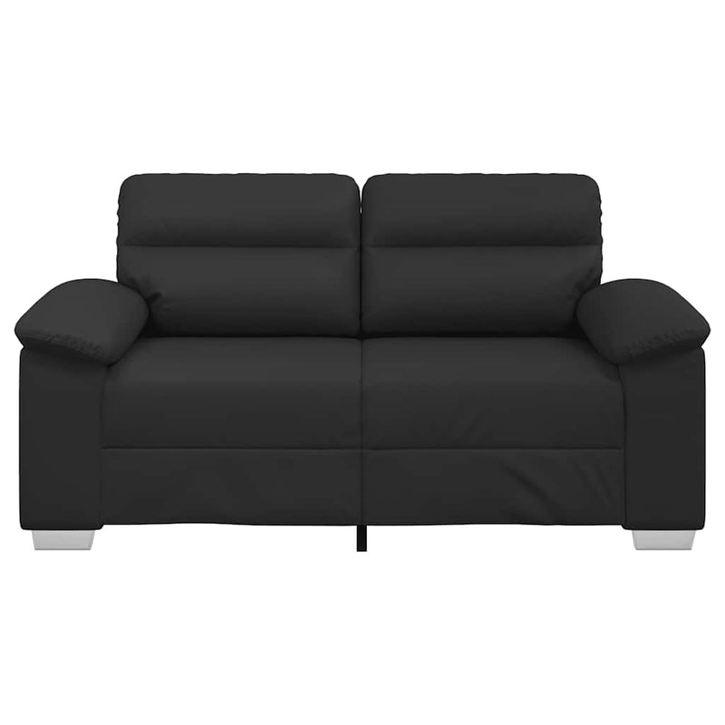 vidaXL 2-Seater Sofa Black 120 cm Faux Leather