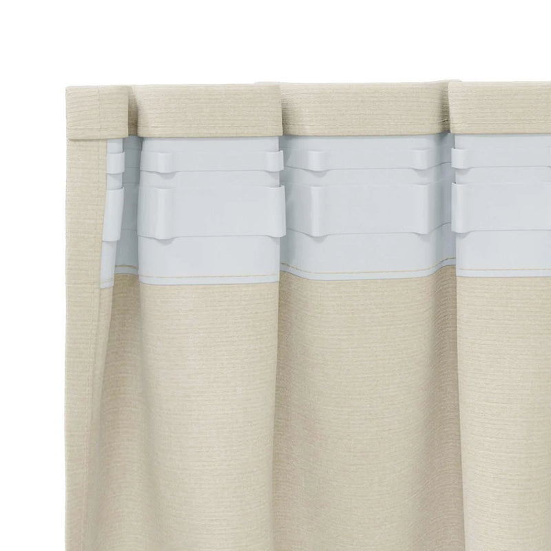 Blackout Curtains 2 pcs Cream 140 x 245 cm Velvet