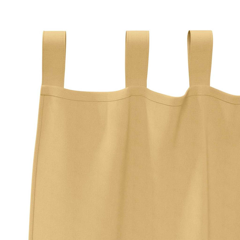 vidaXL Curtains with Curtains 2 pcs Beige Polyester