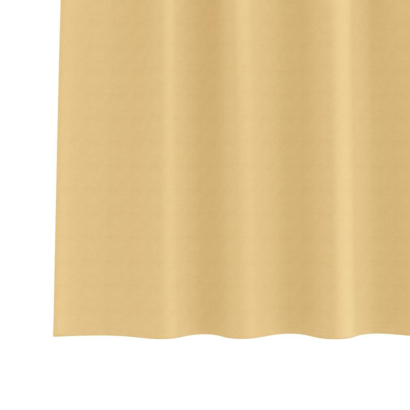 vidaXL Blackout Curtains with Rings 2 pcs Beige 245 x 140 cm Polyester