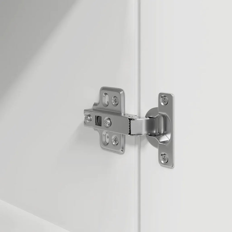 Bedside Cabinet White 39x35x125 cm Engineered Wood