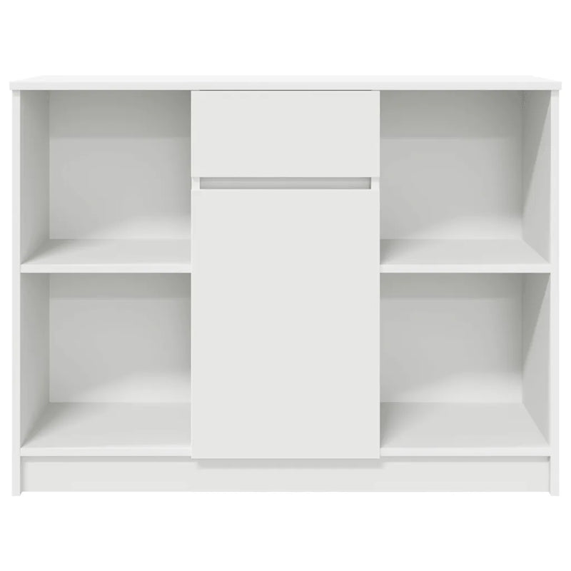 Sideboard with Drawer White 101x35x76 cm Engineered Wood