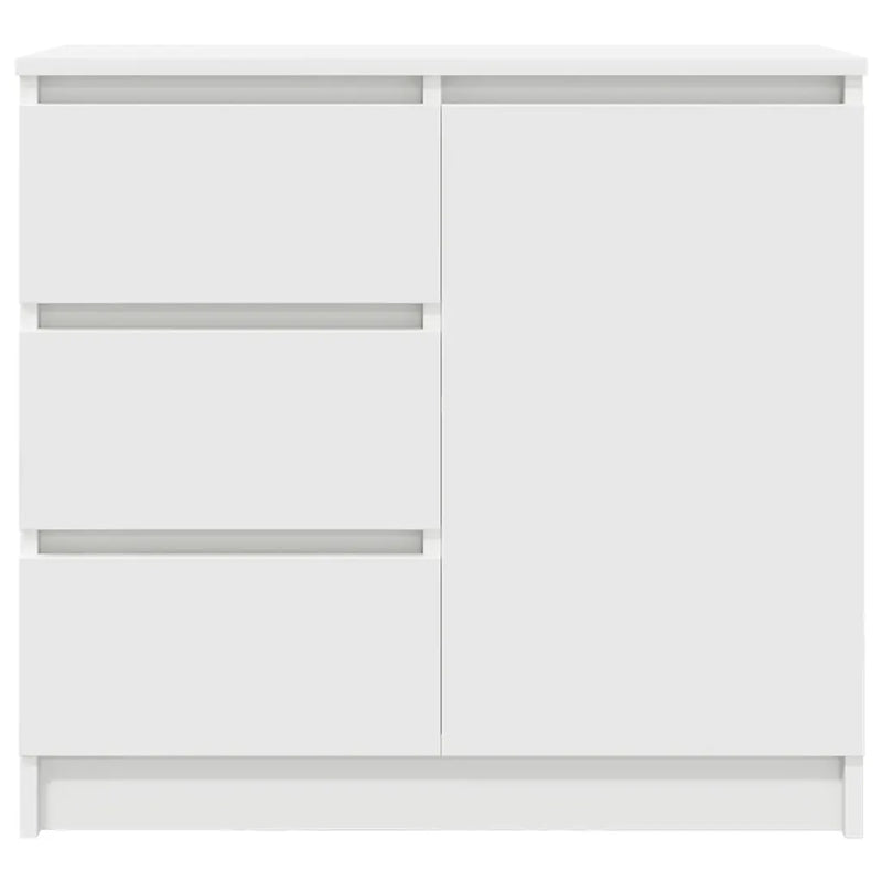 Sideboard with Drawer White 71x35x65 cm Engineered Wood