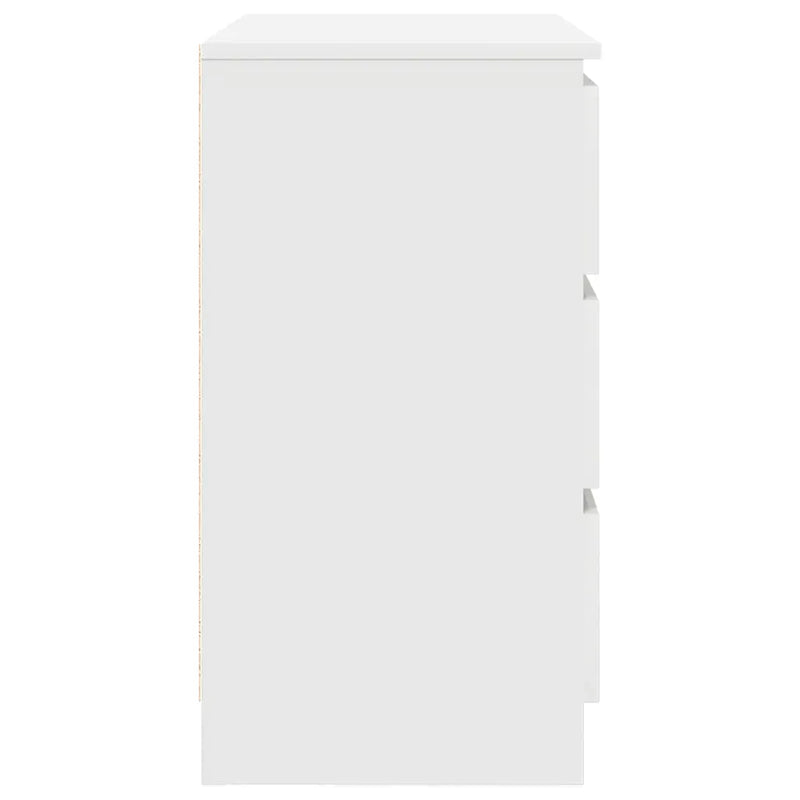 Sideboard with Drawer White 71x35x65 cm Engineered Wood