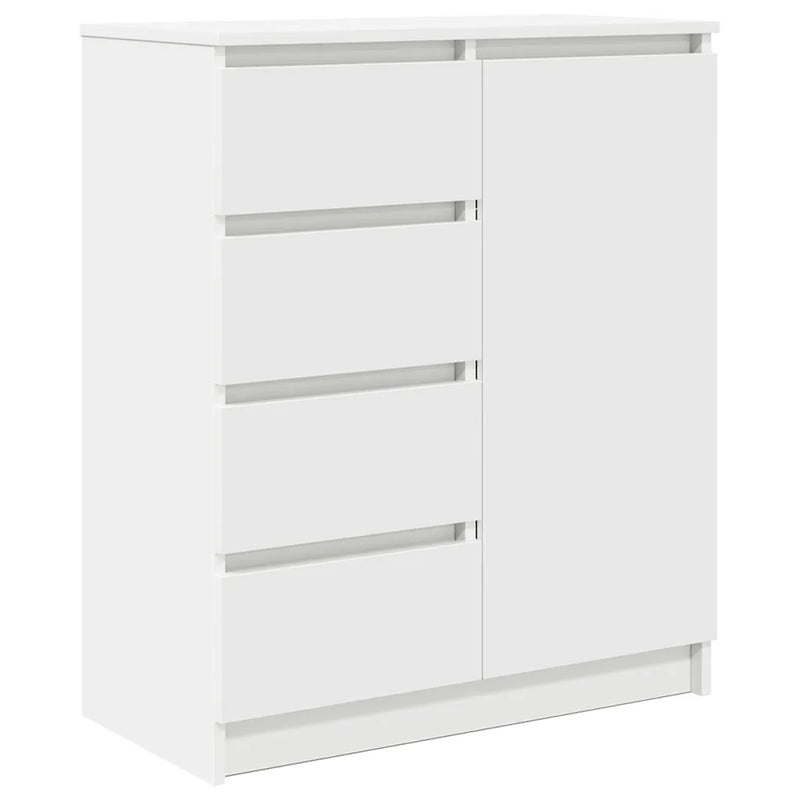 Sideboard with Drawers White 71x35x84 cm Engineered Wood