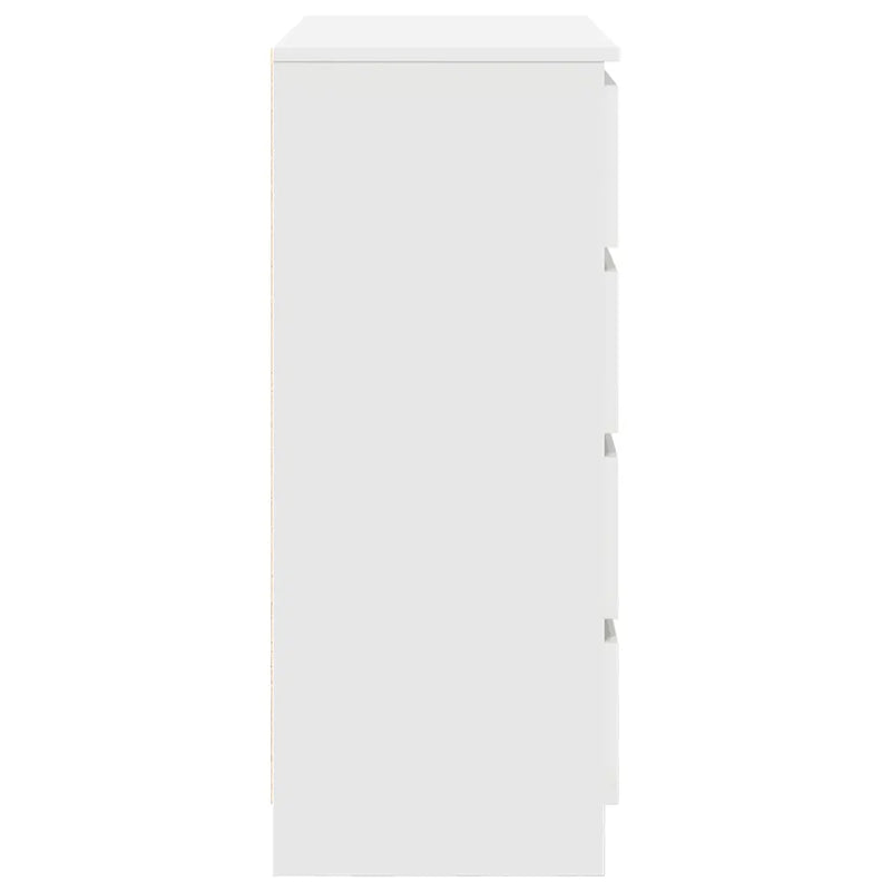 Sideboard with Drawers White 71x35x84 cm Engineered Wood