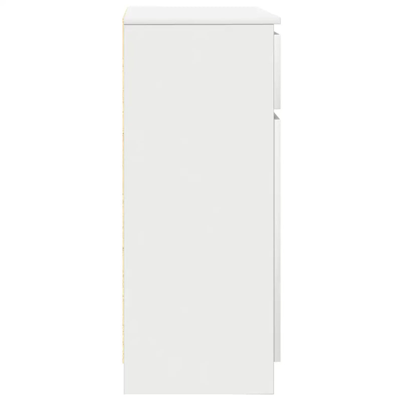 Sideboard with Drawer White 71x35x84 cm Engineered Wood