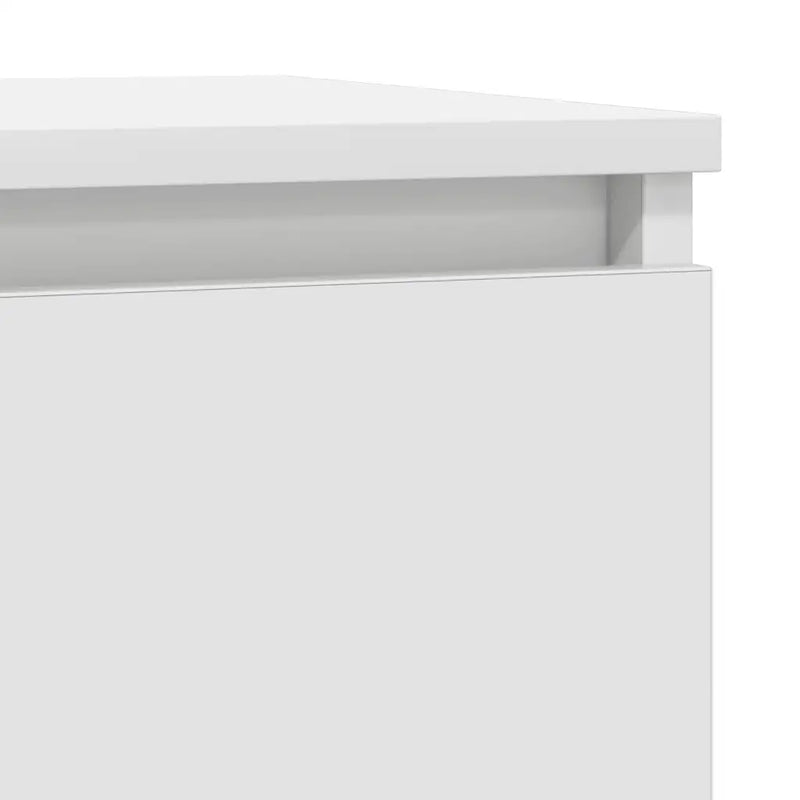Sideboard with Drawer White 71x35x65 cm Engineered Wood
