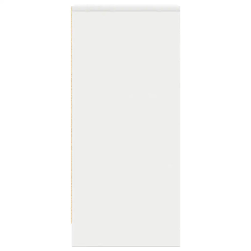 Sideboard White 29.5x34x76 cm Engineered Wood