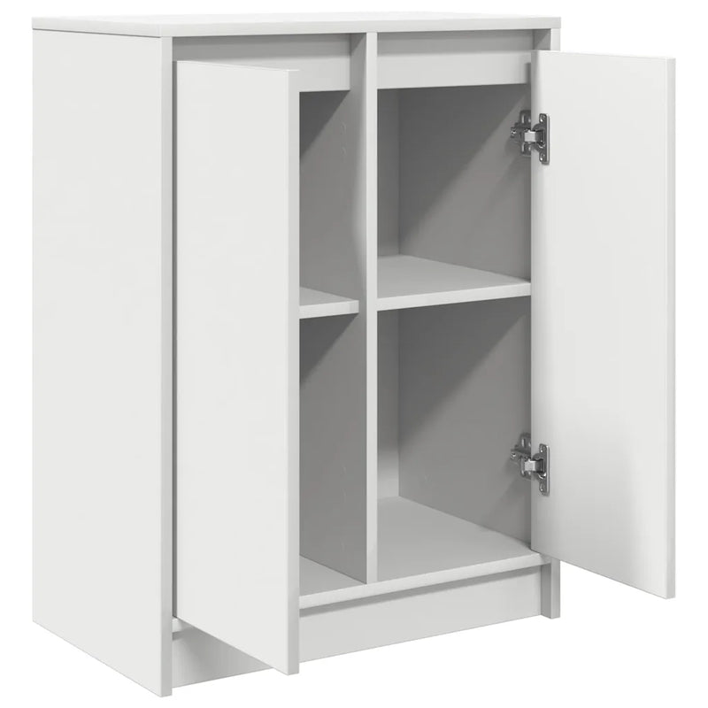 Sideboard White 57x34x76 cm Engineered Wood