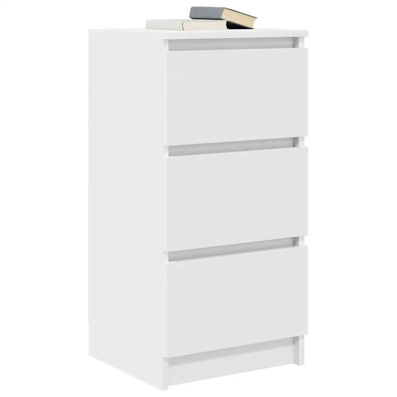 Sideboard White 37.5x35x76 cm Engineered Wood
