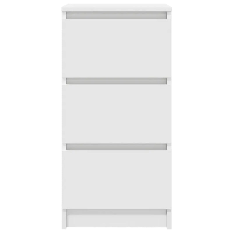 Sideboard White 37.5x35x76 cm Engineered Wood