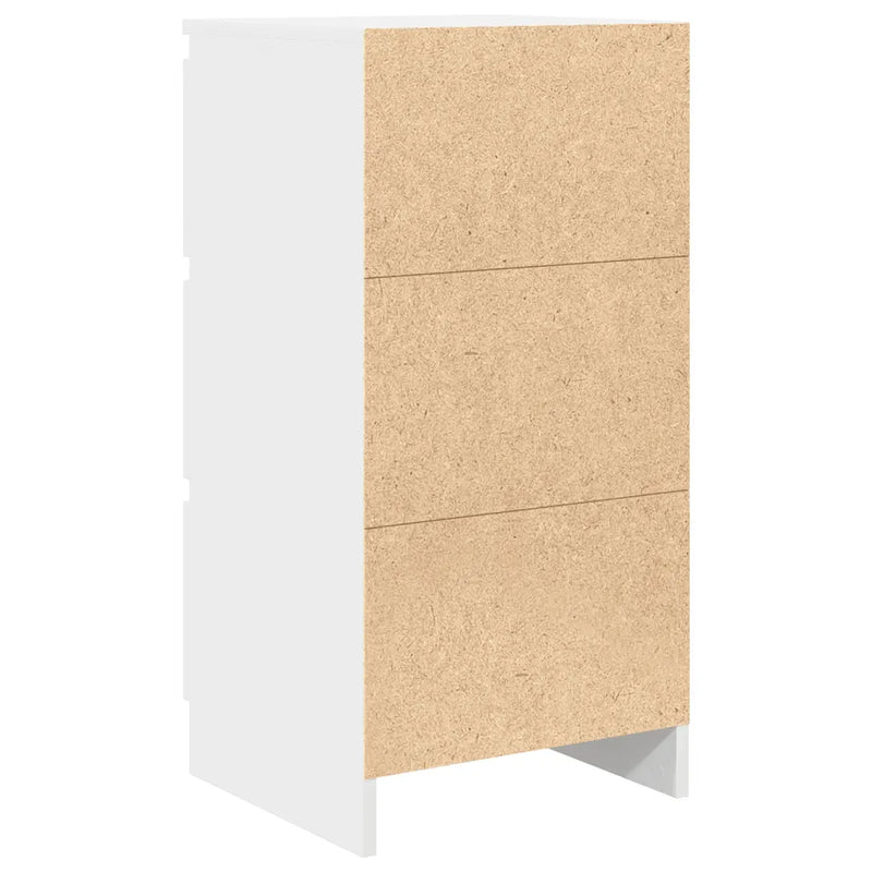 Sideboard White 37.5x35x76 cm Engineered Wood
