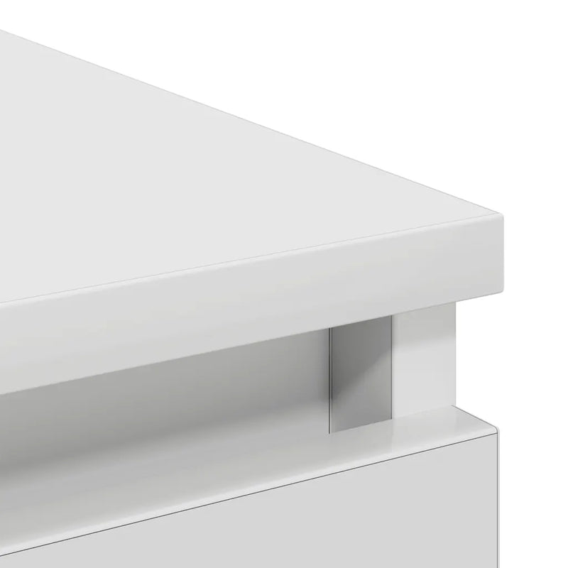 Sideboard White 37.5x35x76 cm Engineered Wood