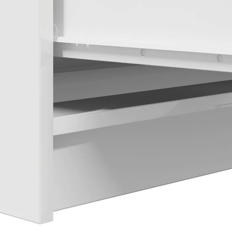Sideboard White 37.5x35x76 cm Engineered Wood