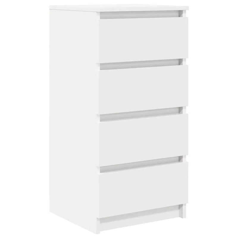 Sideboard White 37.5x35x76 cm Engineered Wood