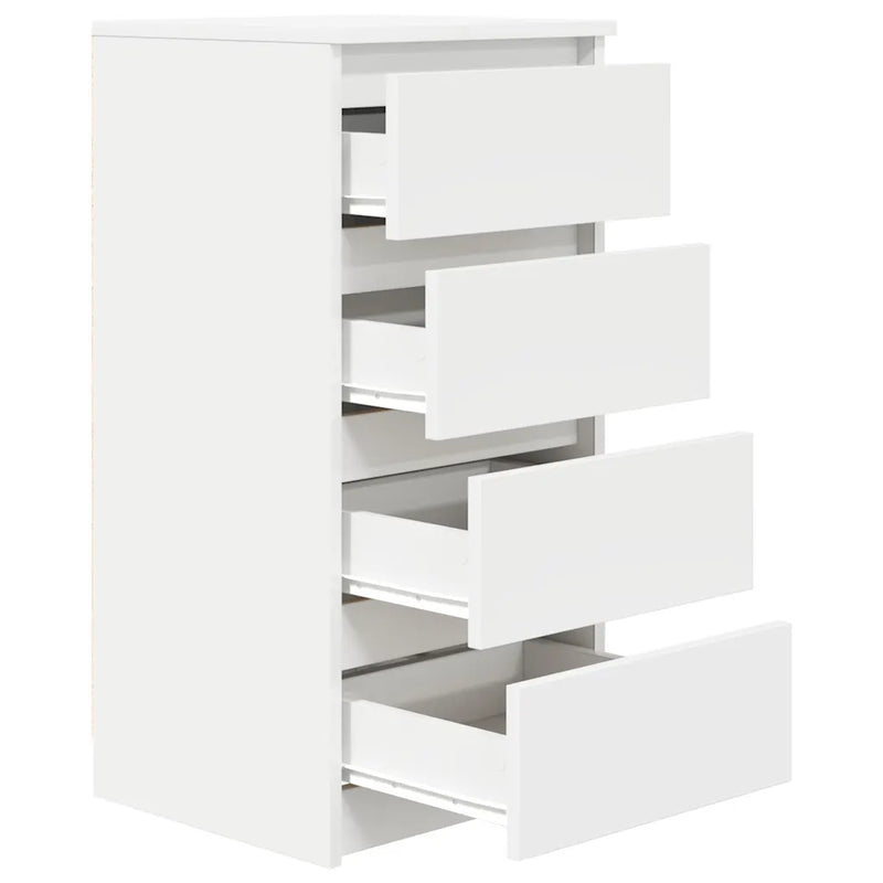 Sideboard White 37.5x35x76 cm Engineered Wood