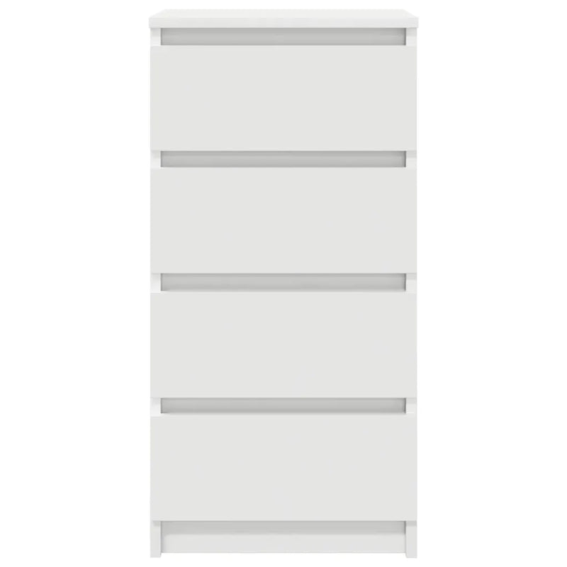 Sideboard White 37.5x35x76 cm Engineered Wood