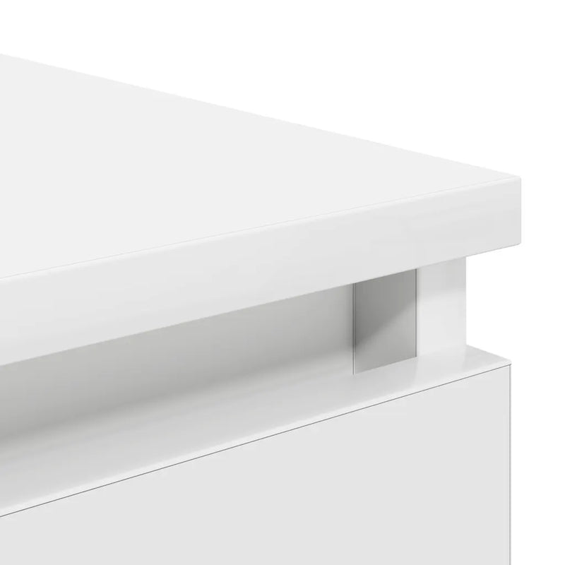 Sideboard White 37.5x35x76 cm Engineered Wood