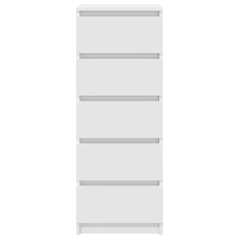 Sideboard with Drawers White 37.5x35x99 cm Engineered Wood