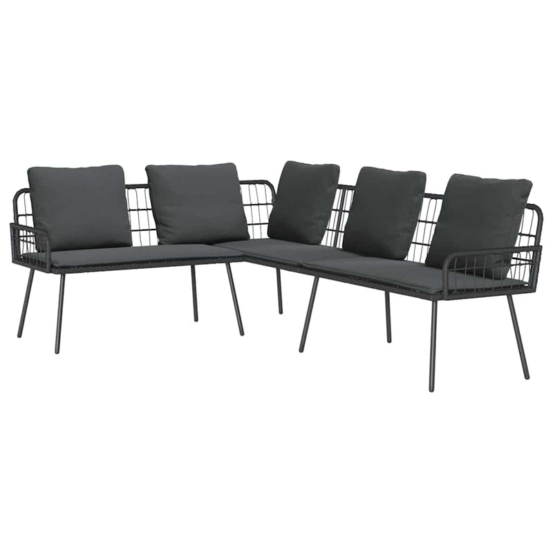 vidaXL Sofa with Cushion Grey 61.5 x 123 x 82cm Metal