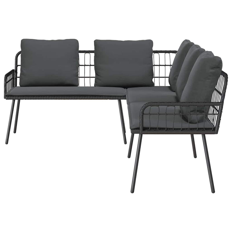 vidaXL Sofa with Cushion Grey 61.5 x 123 x 82cm Metal