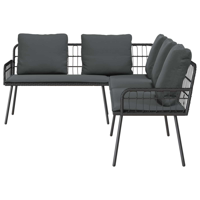 vidaXL Sofa with Cushion Grey 61.5 x 123 x 82cm Metal