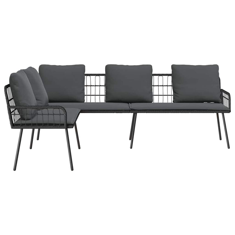 vidaXL Sofa with Cushion Grey 61.5 x 123 x 82cm Metal