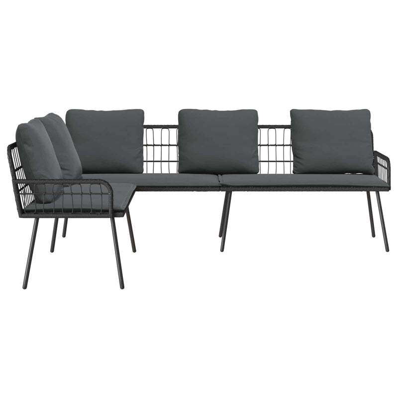 vidaXL Sofa with Cushion Grey 61.5 x 123 x 82cm Metal