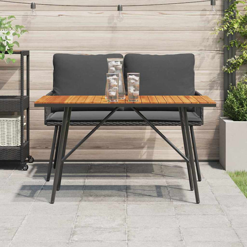vidaXL Dining Table Brown 110 x 55 x 62 cm Solid Acacia Wood