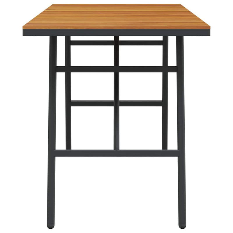 vidaXL Dining Table Brown 110 x 55 x 62 cm Solid Acacia Wood