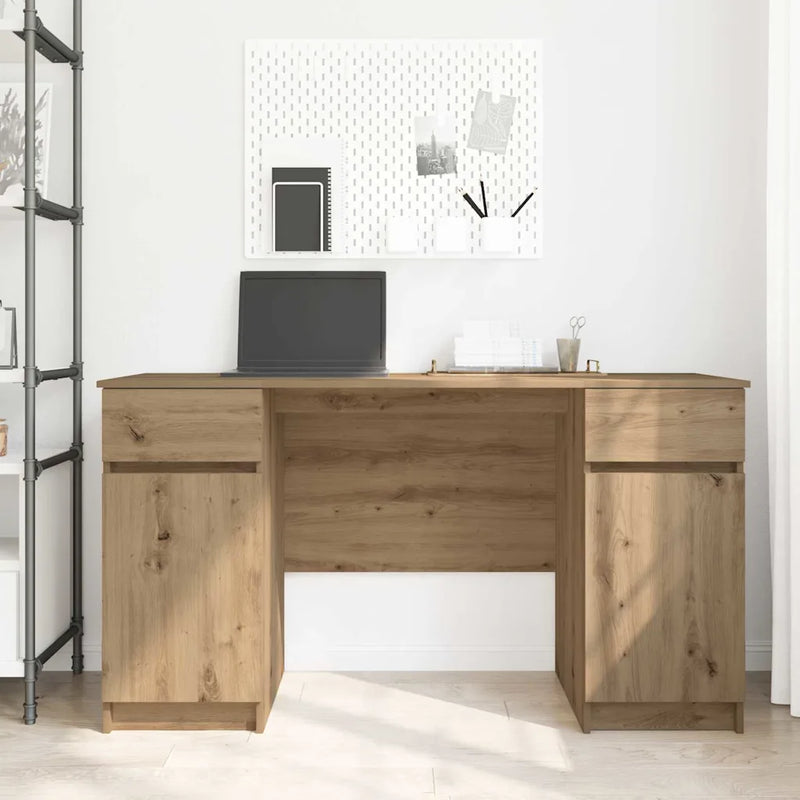 Desk Artisan oak Engineered wood 140 x 49 x 76 cm