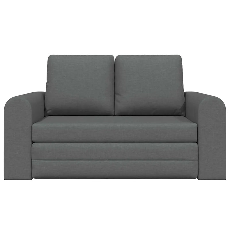 Sofa Bed 60cm Dark Grey Fabric
