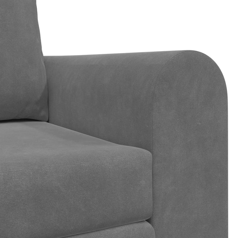 Sofa Bed 60cm Dark Grey Velvet