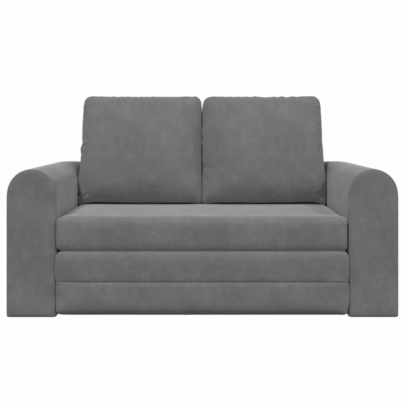Sofa Bed 60cm Dark Grey Velvet