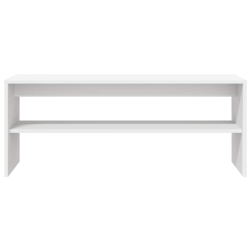 vidaXL TV Cabinet White 100x40x40 cm Engineered Wood