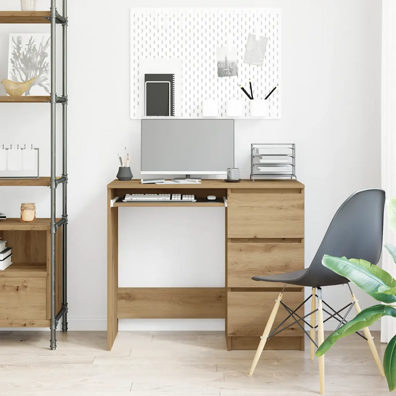 Desk Artisan Oak 90x45x76 cm Engineered Wood