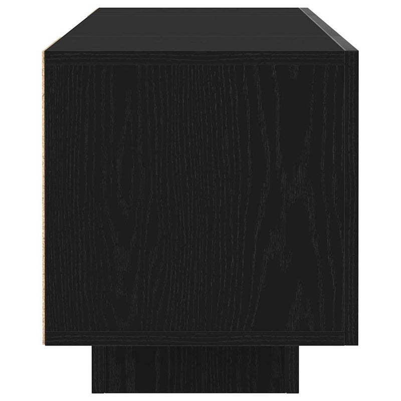 vidaXL TV Cabinet Black 160 x 35 x 40 cm Engineered Wood