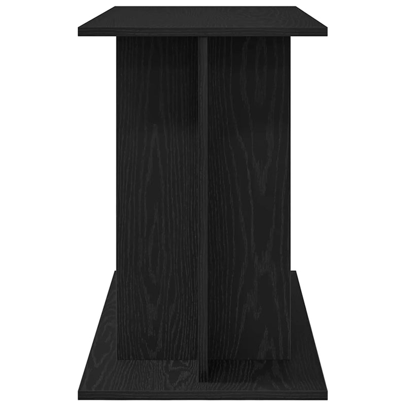 Aquarium Stand Black Oak 100x40x60 cm Engineered Wood