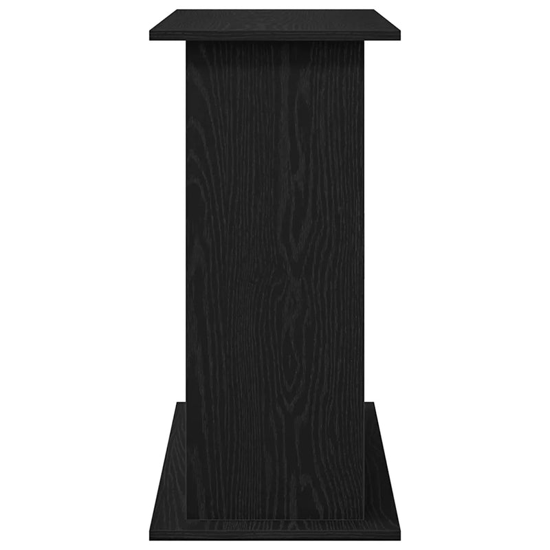 Aquarium Stand Black Oak 81x36x73 cm Engineered Wood