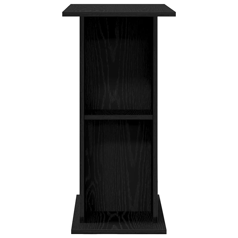 Aquarium Stand Black Oak 60.5x36x72.5 cm Engineered Wood