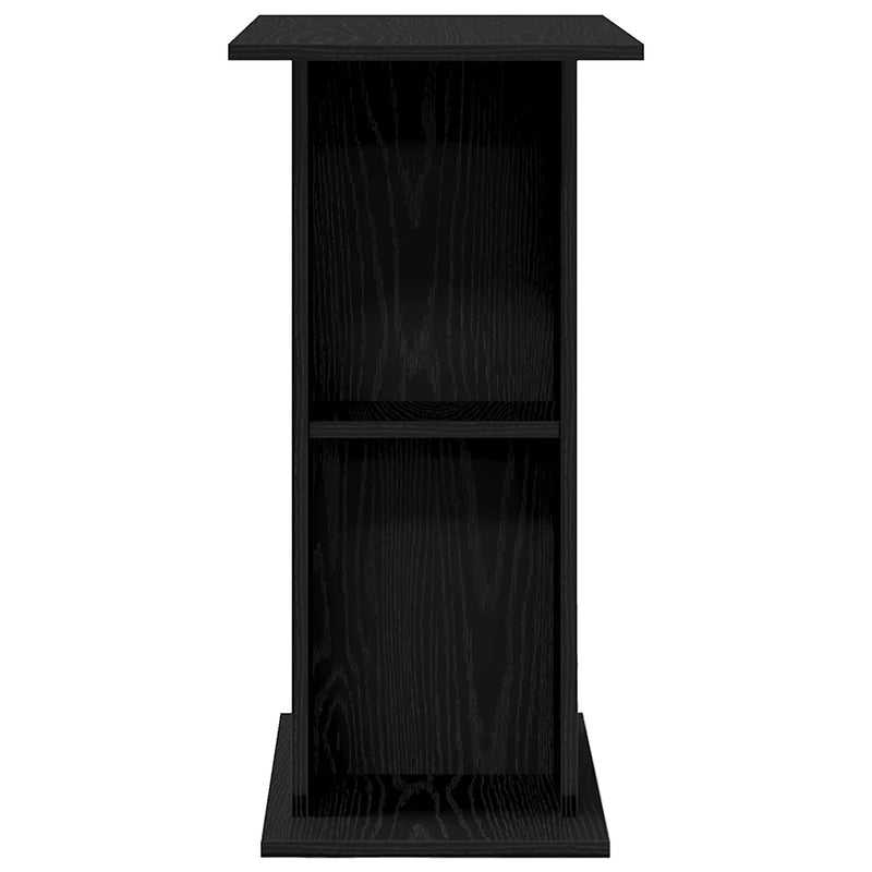 Aquarium Stand Black Oak 75x36x72.5 cm Engineered Wood