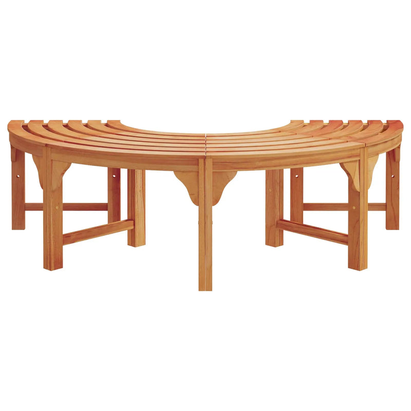 Tree Bench Natural 160 x 80 x 45cm Solid Eucalyptus Wood