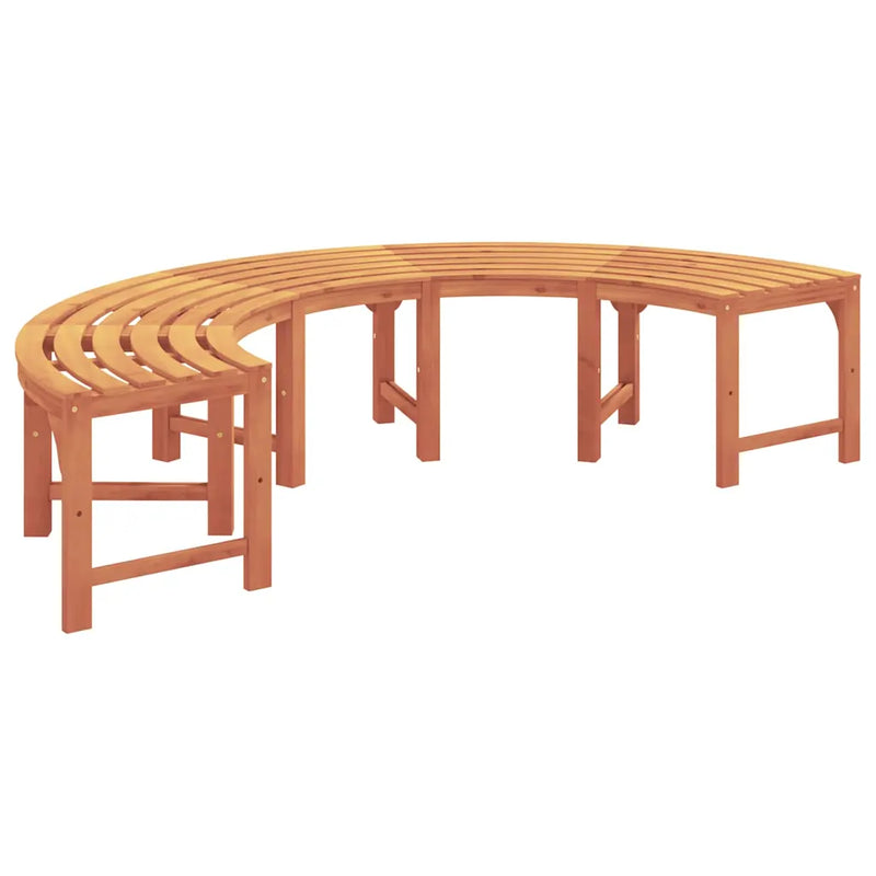 Tree Bench 4-Seater 210 x 80 x 45 cm Solid Eucalyptus Wood